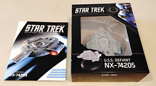 Eaglemoss Star Trek U.S.S. Defiant NX-74205 Ship Replica With Magazine
