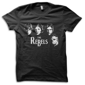 Rebels Leia Han Solo Chewbacca Luke Sci-Fi Star Wars Inspired T-shirt M5609 - Picture 1 of 5