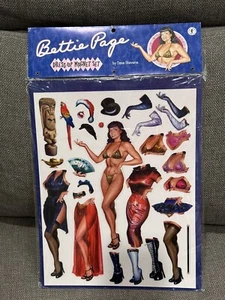 Bettie Page Dave Stevens Dress-Up Magnet Set - Dark Horse Comics 2000 - Sealed - Picture 1 of 2