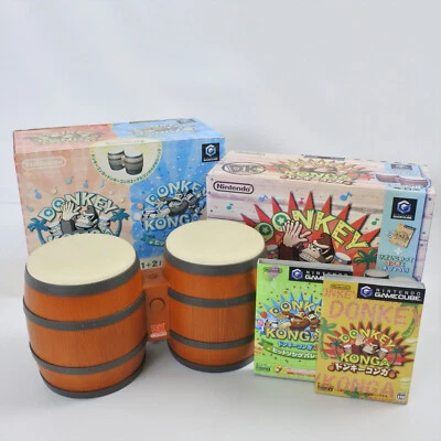DONKEY KONGA 1+2 Pack Controller Boxed For Nintendo Gamecube 0801 - Image 1 of 4