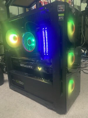 Gaming PC with Ryzen 7 5800x New Custom Build NO GPU - Image 1 of 4