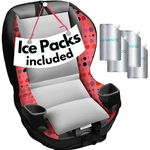 Car Seat Cooling Pad, Stroller Pad with Ice Pack for Babies Grey - Picture 1 of 6
