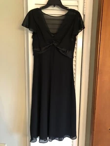Women's Liz Claiborne Little Black Dress Size 8 Sleeveless - Picture 1 of 5