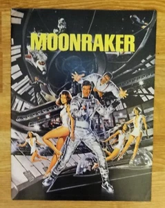 MOONRAKER - Roger Moore como 007 - Programa de películas 1979 9x12" - Imagen 1 de 6