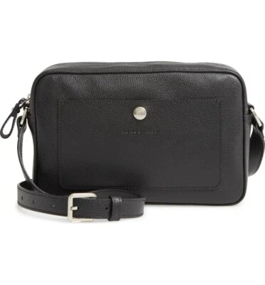 NWT LONGCHAMP Le Foulonne Leather Camera Bag Crossbody Bag BLACK AUTHENTIC - Image 1 of 4
