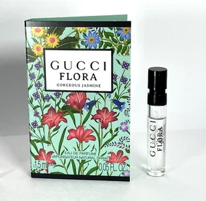 Gucci Flora Gorgeous Jasmine Eau de Parfum Womens Sample Spray .05oz/1.5 ml EDP - Picture 1 of 4