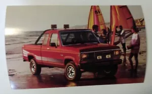 1987 Ford Ranger Super Cab Pickup Truck Händler Promo Postkarte Gentilini Ford - Bild 1 von 2