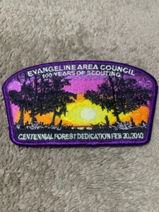Evangeline Area Council 100 Jahre Pfadfinder Pfadfinderwald hundertjähriges Jubiläum Aufnäher - Bild 1 von 3