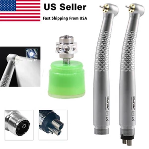 W Style Dental LED E-Generator High Speed Handstück 5 * Birne Glasfaser / Rotor - Bild 1 von 44