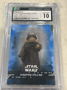 2019 Topps Star Wars: The Rise Of Skywalker Caspus Pillar Blue #32 CGC 10 Graded - Picture 1 of 2
