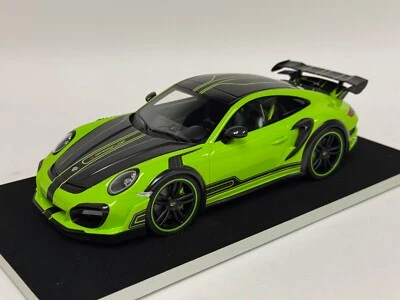Modelos 1/18 AB Porsche 911 GT Street R Techart en verde Foto 1 de 4