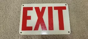 Vintage Fiberglass Fiber-Shield Emergency Exit Sign - Picture 1 of 2