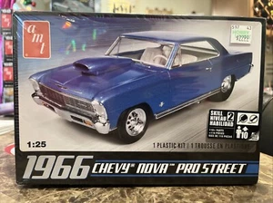 AMT 1966 Chevy Nova Pro Street 1:25 Scale Model Kit SEALED - Picture 1 of 4
