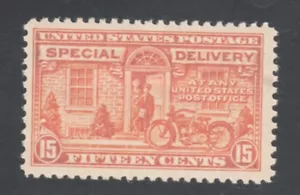 EE. UU. SELLO #E13 ---SPEC DELIV - con MOTOCICLETA - 1925 - SIN USAR - Imagen 1 de 2