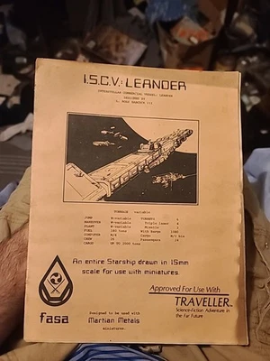 FASA Traveller RPG Leander con juego de cinco planos de cubierta Foto 1 de 2