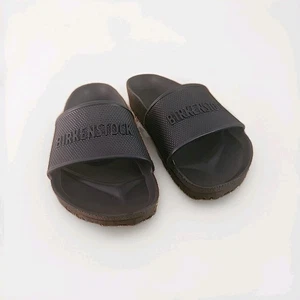 Birkenstock Barbados EVA Slides Sandals Slip On Sz 38 Womans US 7 New! Midnight - Picture 1 of 12