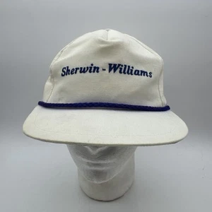 Sherwin Williams Snapback Trucker Rope Hat Cap Vintage - Picture 1 of 11
