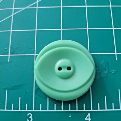 Colt # 65 Botón Verde Brillante Patrón Confirmado 1 1/16" Excelente Estado Foto 1 de 2