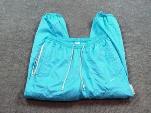 Nike Pants Large Blue Therma Fit Windbreaker Fleece Lined Basketball Tapered - Picture 1 of 10