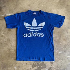 CAMISETA ADIDAS TRÉBOL VINTAGE AÑOS 70 - 80 HOMBRE TALLA S SUAVE FINA DESGASTADA NIKE - Imagen 1 de 13
