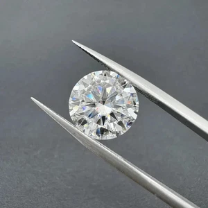 1.00 CT Round Brilliant Lab Grown Diamond D VVS1 Certified Loose Gemstone - Picture 1 of 3