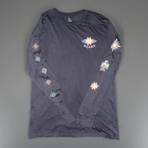 ROARK Men’s M Black Seek & Explore Premium Long Sleeve T-shirt - SOFT!! - Picture 1 of 6