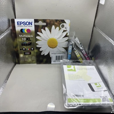 Multipack originale Epson 18XL scaduto 05/2025 + ciano magenta e giallo nero - Immagine 1 di 4