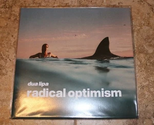 Dua Lipa Radical Optimism Exclusive Blue / White Split Vinyl Autographed Insert - Picture 1 of 7