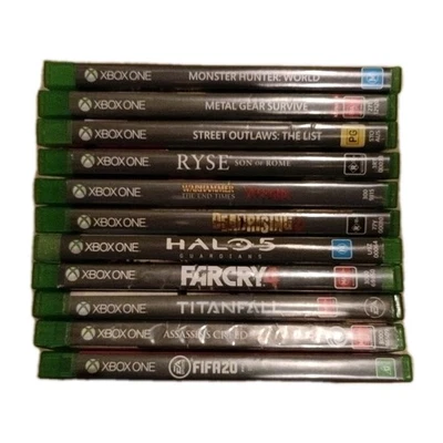 XBOX ONE GAME Bundle x 11 Halo Farcry Ryse Metal Gear Titanfall Assassin's Creed - Image 1 of 4
