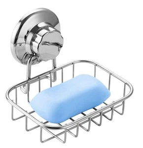 Suction Cup Soap Holder, Soap Dish Saver Tray Bar Soap Sponge Holder for Show... - Picture 1 of 8