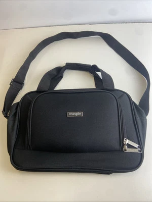 Wrangler Negro Bolso Mensajero Laptop Tablet Bolso de Mano Estuche 14"x9"x5" Foto 1 de 4