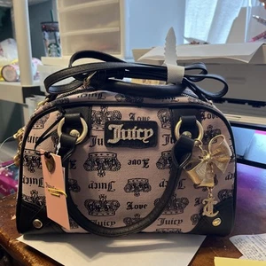 Juicy Couture Vintage Couture Bowler Bag In Pink Diamond Nwt - Picture 1 of 9