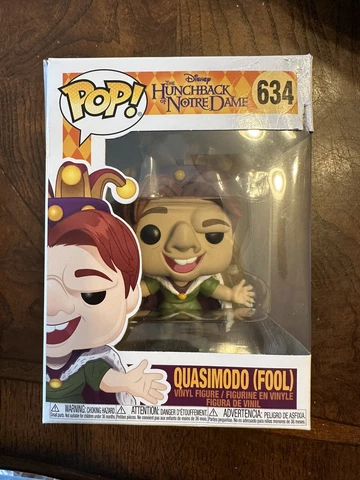 Funko Pop Quasimodo Fool #634 Vaulted Disney Hunchback of Notre Dame. Brand New Cover