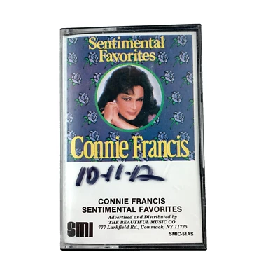 Connie Francis Sentimental Favorites Cassette Tape SMIC-51AS SMI 1984 Untested Foto 1 de 4
