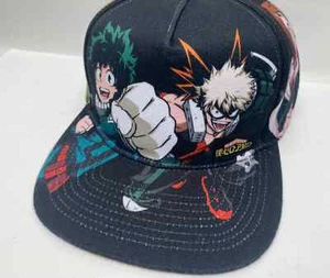 My Hero Academia MHA Bakugo Katsuki Snapback Cap Hat Cosplay Funimation New - Picture 1 of 20