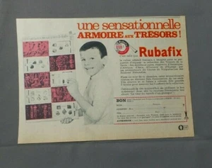 PUB PUBLICITE ANCIENNE ADVERT CLIPPING 16051 RUBAN ADHESIF FRANÇAIS RUBAFIX - Imagen 1 de 1