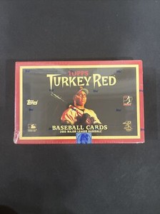 2005 Topps Turkey Red Factory Sealed Hobby Box 24 Packs Justin Verlander RC