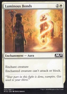 LUMINOUS BONDS 025/280 CORE SET 2019 M19 MTG MAGIC NM - Picture 1 of 1