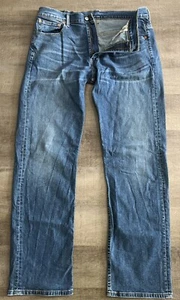 Levi's 569 Loose Fit Straight Leg Jeans Mens Size 34x36 Blue Wash Denim - Picture 1 of 11