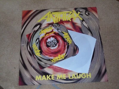 ANTHRAX - Make Me Laugh - 1988 UK limited edition 3-track 12" vinyl single - Image 1 of 4