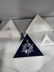 Swarovski Christmas Annual Ornament 1998 Snowflake Crystal In BOX Rare - Picture 1 of 6