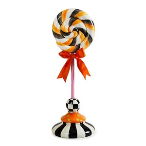 MacKENZIE CHILDS TRICK OR TREAT SMALL LOLLIPOP TOPIARY BNIB - Picture 1 of 2