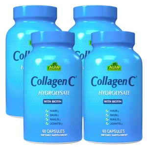 Hidrolizado de colágeno - biotina y vitamina C - paquete de 4 cápsulas - Imagen 1 de 5