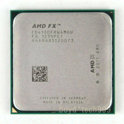 AMD FX-4130 3.8 GHz Quad-CORE FD4130FRW4MGU 4MB Socket AM3+ CPU Processor - Image 1 of 4