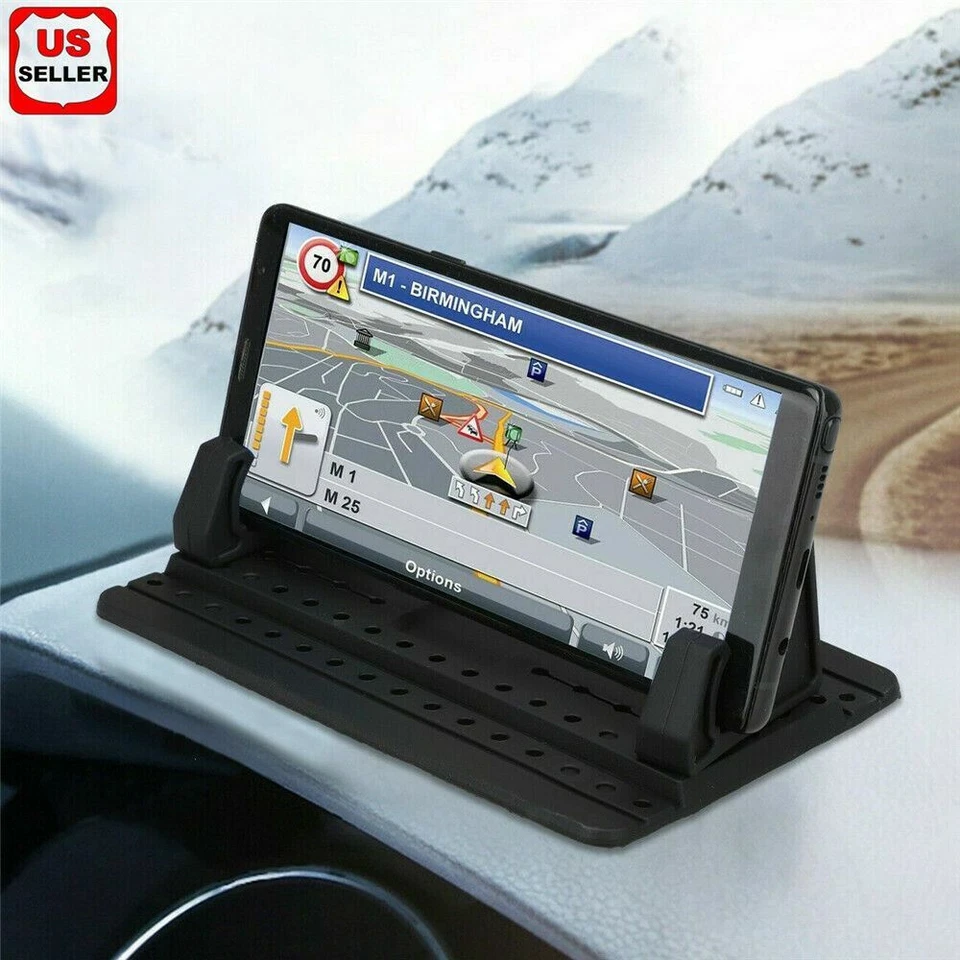 Car Dashboard Anti-slip Rubber Mat Mount Holder Pad Stand For Mobile Phone GPS - Image 1 of 4