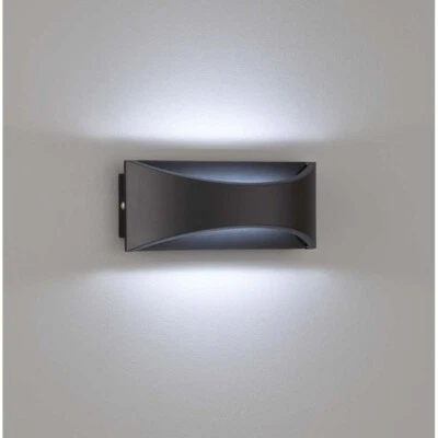 Außenwandleuchte Fassadenlampe Gartenleuchte LED Terrassenlampe Up Down schwarz - Bild 1 von 4