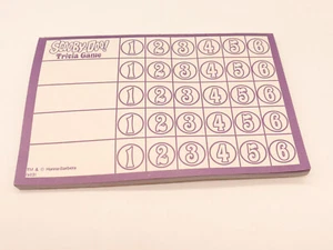 Pressman 2003 Scooby-Doo Trivia Game 50 Page Score Pad Score Pad Only Part Piece - Picture 1 of 3