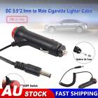 5.5X2.1Mm To Cigarette Lighter Power Supply Adapter Cable With Switch Fuse