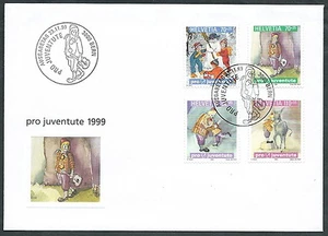 1999 SVIZZERA FDC PRO JUVENTUTE NO TIMBRO DI ARRIVO - SV5 - Foto 1 di 1