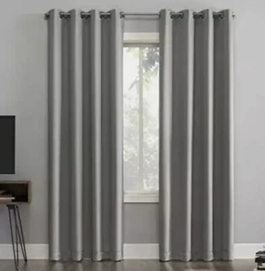 Sun Zero Oslo Theater Grade Extreme 100% Blackout Curtain Panel, 52" x 95 - Picture 1 of 10